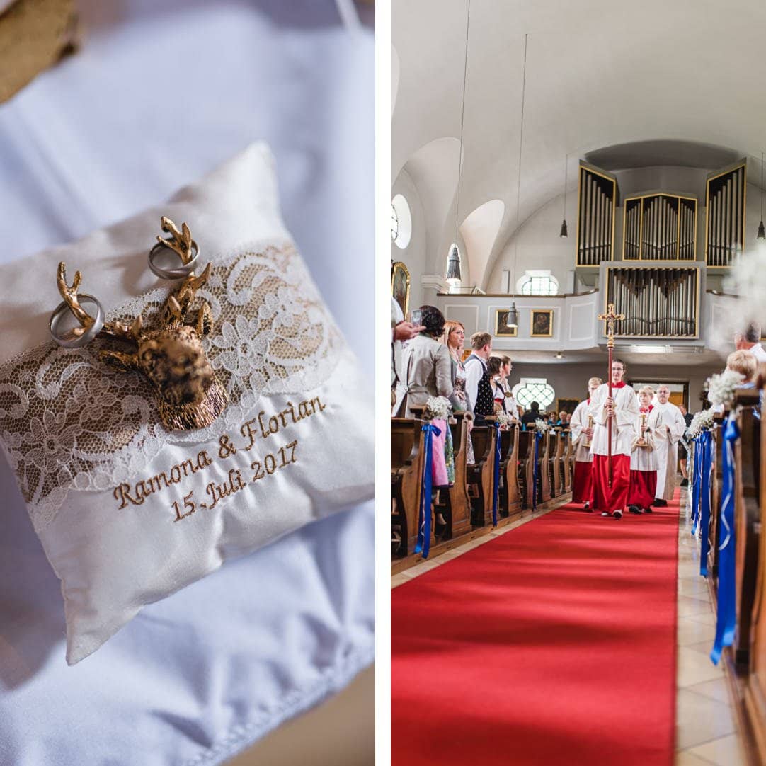 Heiraten In Bayerischem Blau Weiss Im Botanischen Garten Jung Und