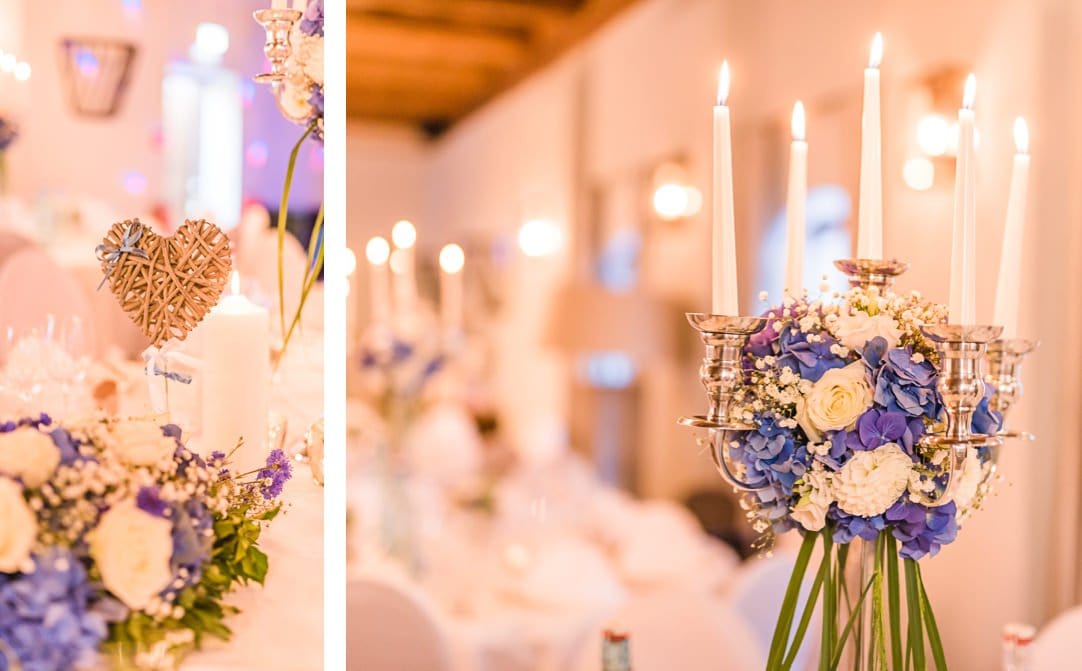 Heiraten In Bayerischem Blau Weiss Im Botanischen Garten Jung Und