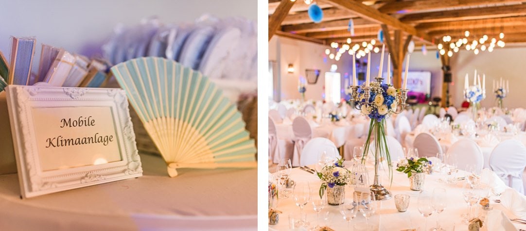 Heiraten In Bayerischem Blau Weiss Im Botanischen Garten Jung Und